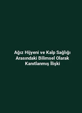 Ağız Hijyeni ve Kalp Sağlığı Arasındaki Bilimsel Olarak Kanıtlanmış İlişki