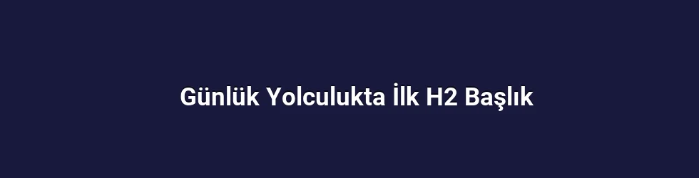 Günlük 30 Dakikalık Yürüyüşün Biyolojik Etkileri