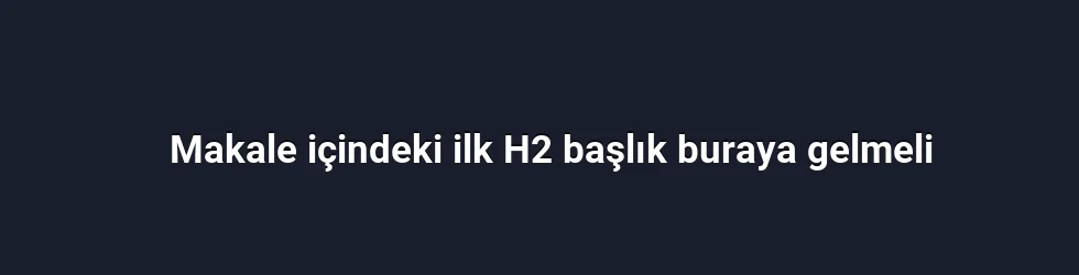 Doğum Sonrası Karın Sarkmasının Nedenleri ve Temel Duyarlılıklar